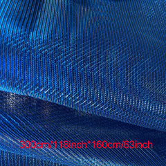 Dreamy Laser Gradient Mesh Fabric Dress for Stage