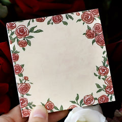 Galaxy Rose Poem Memo Pad Note Pad 100 Sheets Sticky Notes