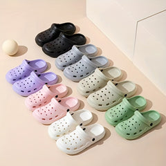 Men's Lightweight Comfy Clogs Hollow Out Non Slip Garden Shoes Summer