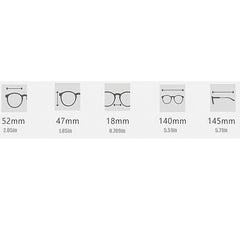 Anti-light Small Frame Myopia Glasses Men's Outdoor Accessory