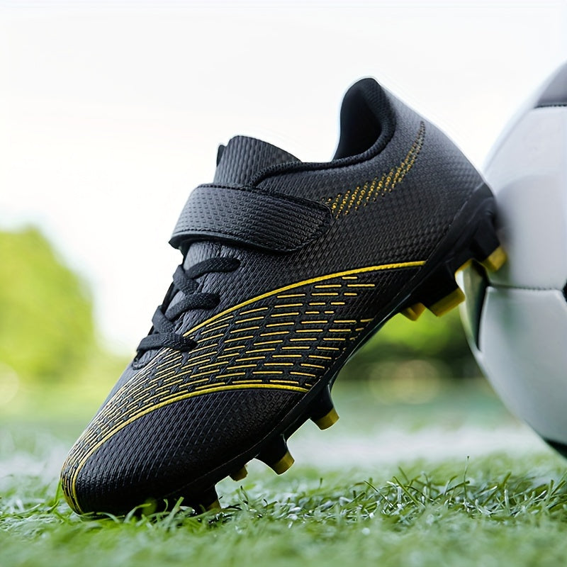 Boy's Non Slip Football Cleat With Spikes Breathable Soccer Cleats