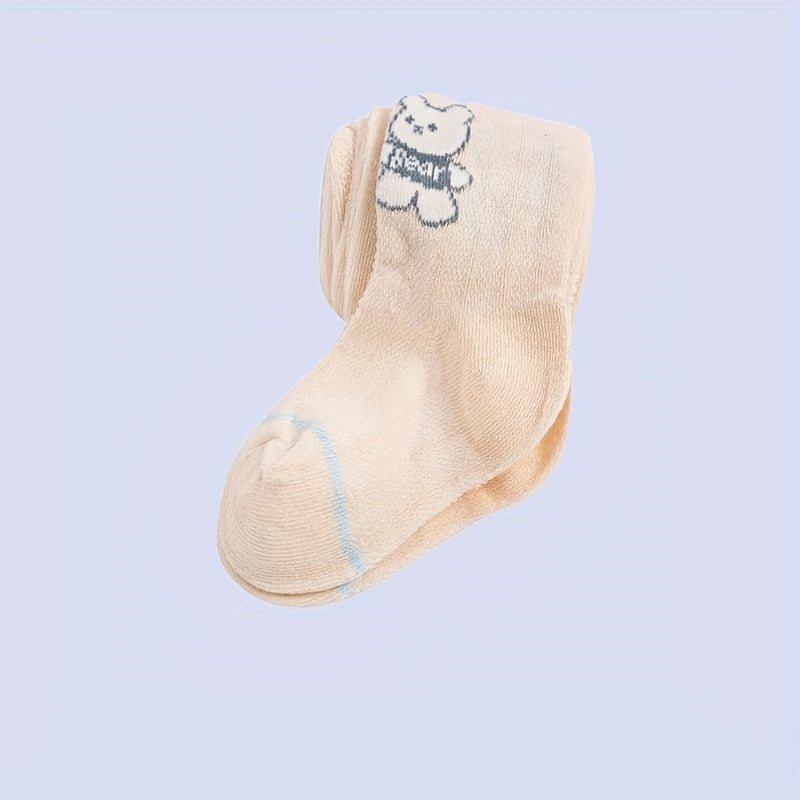 Kids Cartoon Bear Mesh Pantyhose Leggings