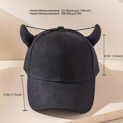 Unisex Baseball Cap Solid Cartoon Couple Sun Hat Lightweight Dad Hat