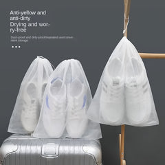 Drawstring Shoe Bag Dustproof Travel Organizer Pouch