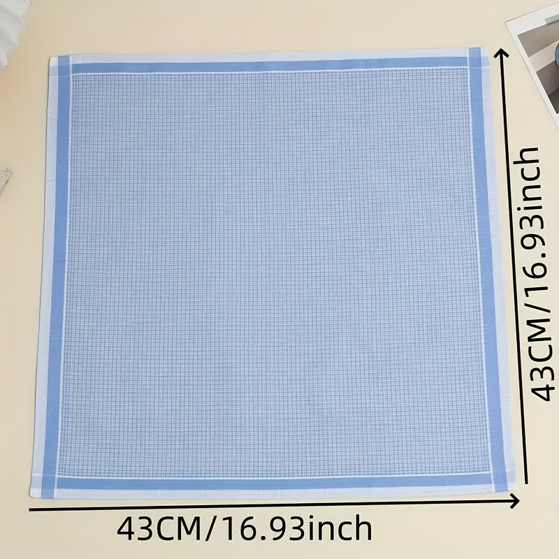 12 Pack Lightweight Summer Handkerchiefs Soft Absorbent Portable Wipes