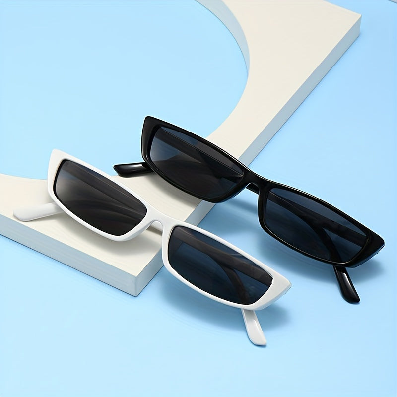 Y2K Rectangle Sunglasses Anti Glare UV400