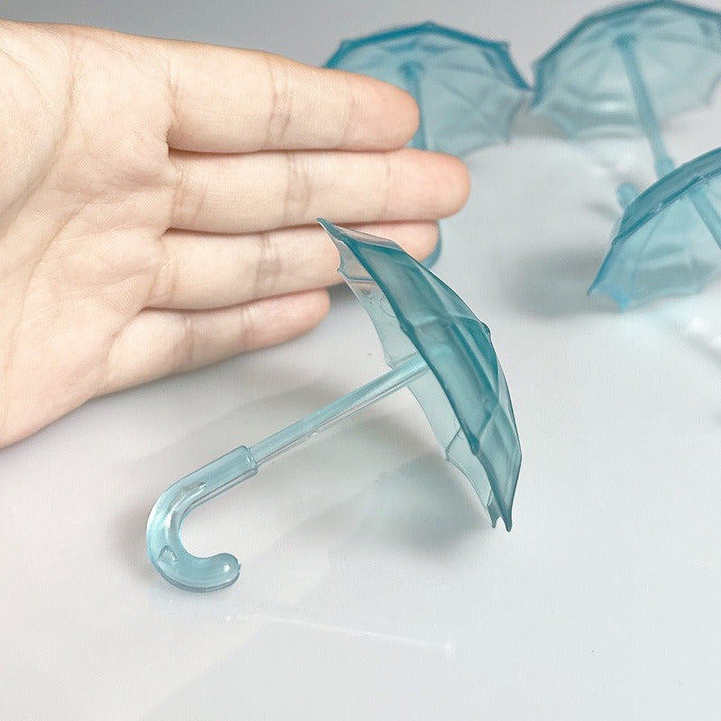 Kids Transparent Plastic Umbrella Model House & Pretend Playhouse