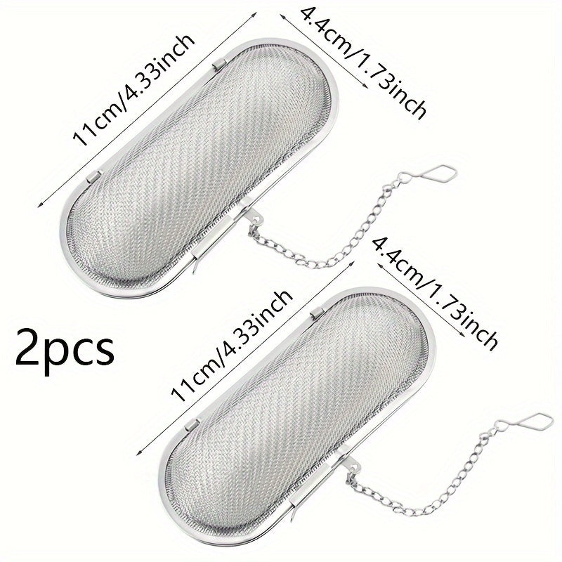 Stainless Steel Infuser for Loose Tea and Spices - Fine Mesh Strainer