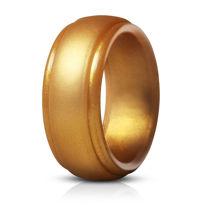 Silicone Wedding Band Ring Minimalistic Design