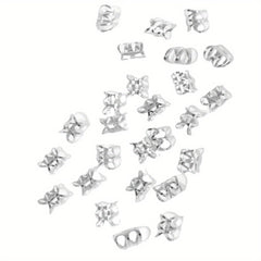 26pcs Hollowed Metal Hair Ring Braiding Hair Accessories For Curly Hair