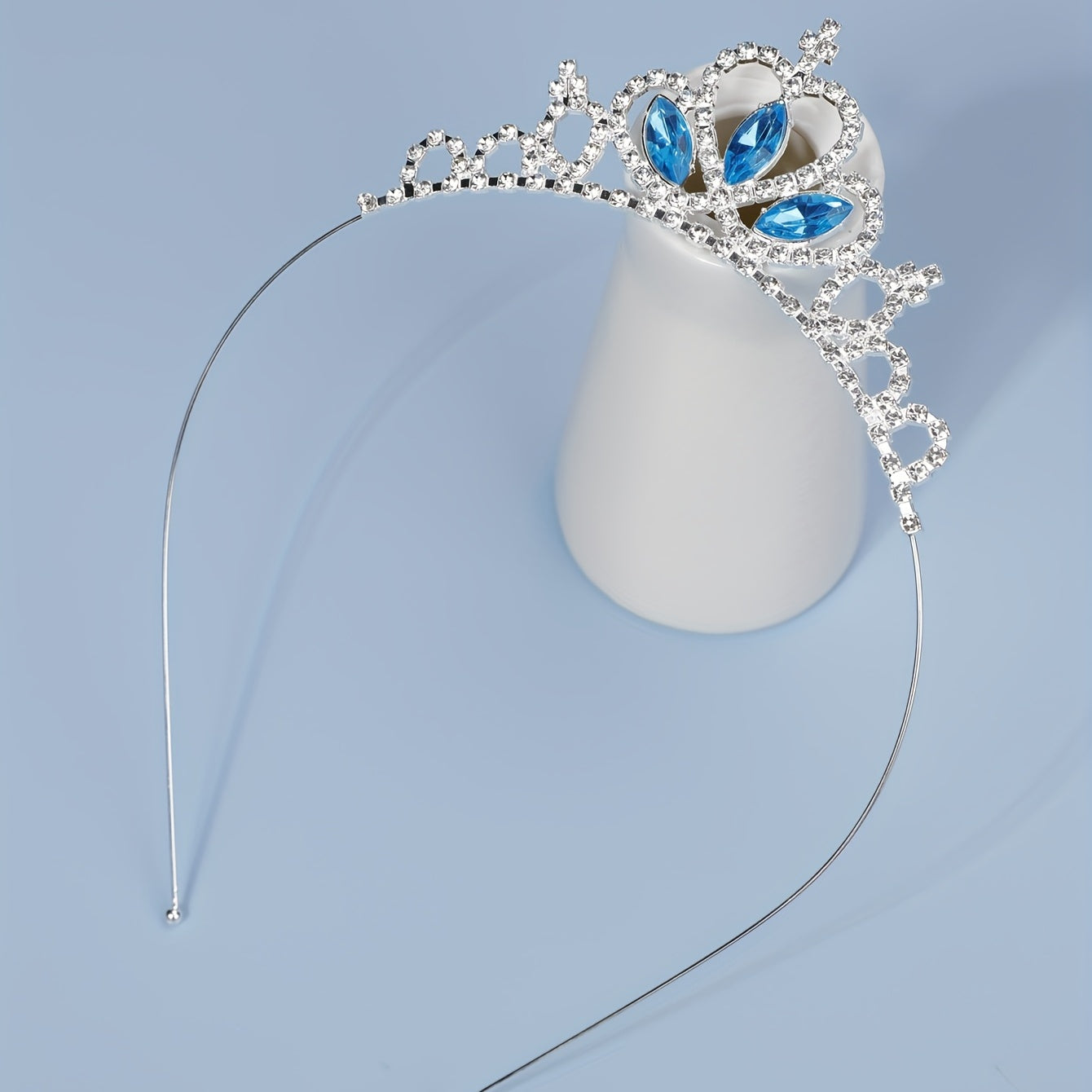 Glitter Princess Tiara Crown Headband for Kids Girls Birthday