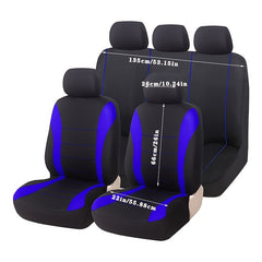 9pcs Mesh Cloth Car Front Seat Cover Set Universal Full Coverage for Car SUV