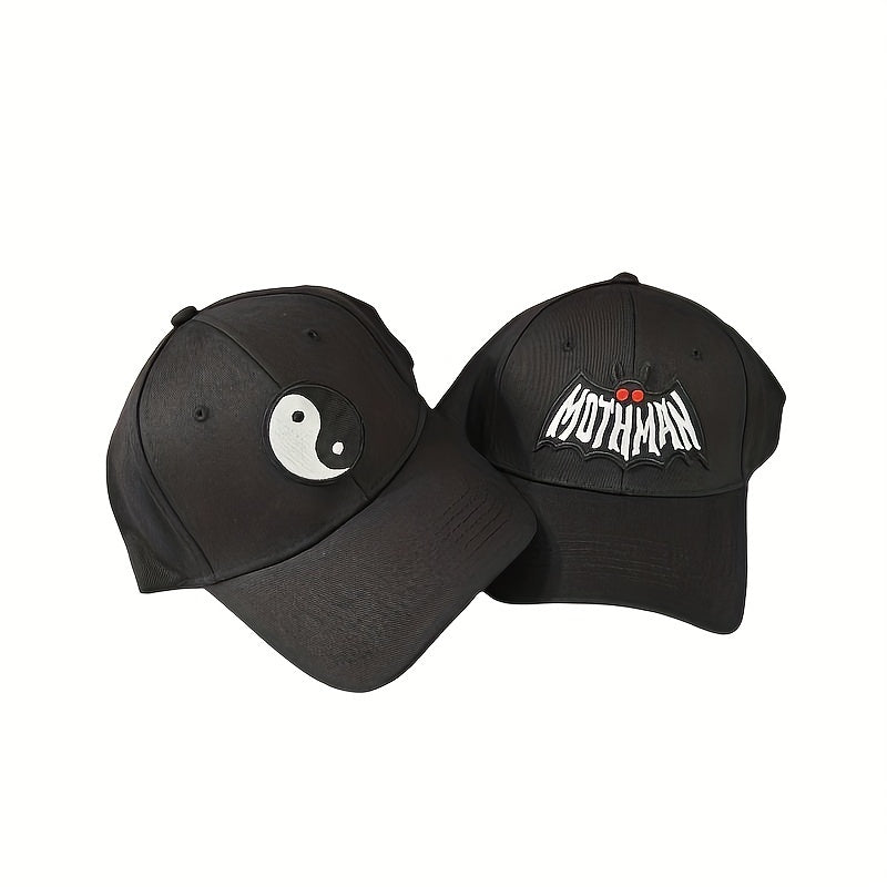 Yin Yang Embroidered Baseball Cap Hip Hop Sun Hat
