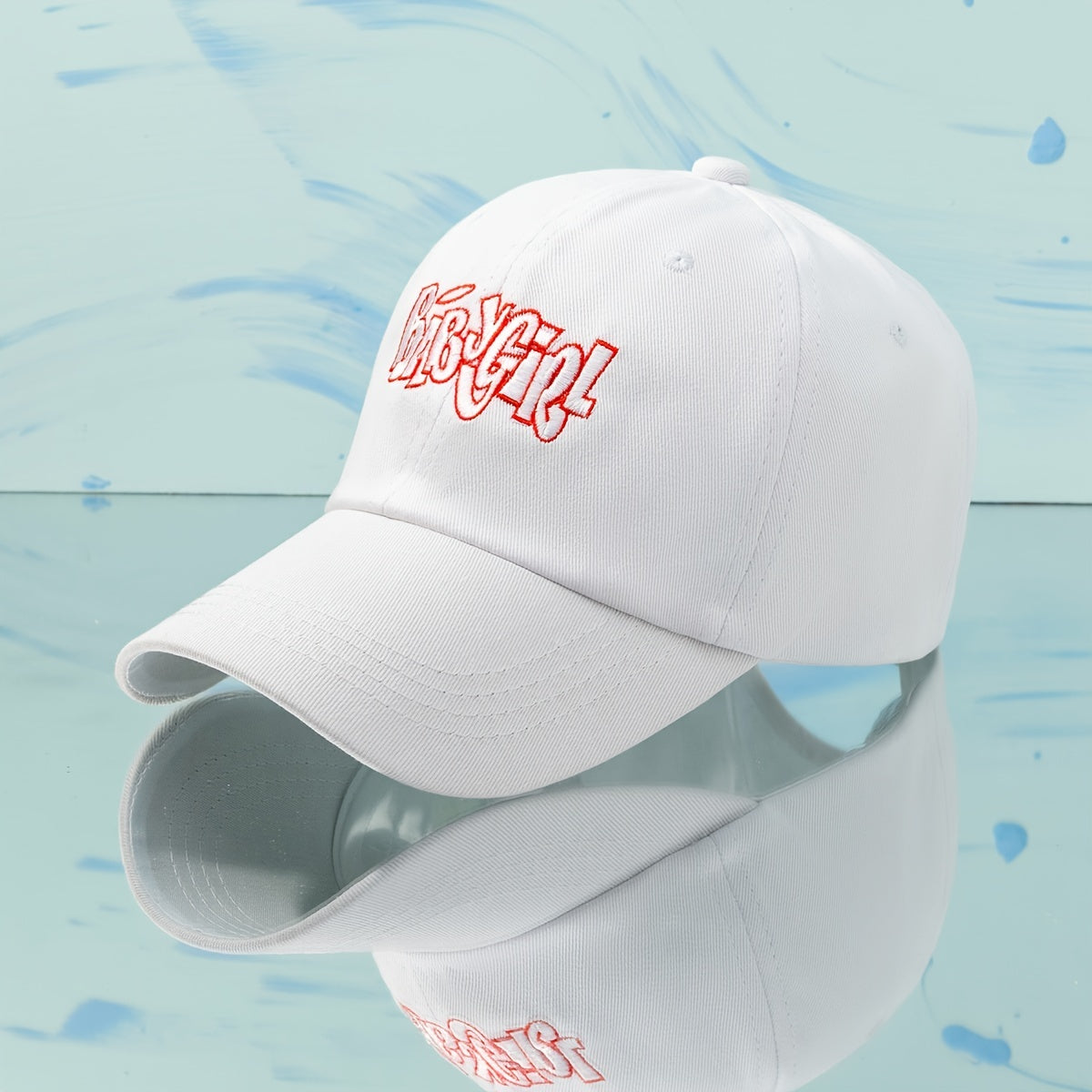 Solid Baseball Cap BABY GIRL Embroidery Sun Hat Casual Sports Hat