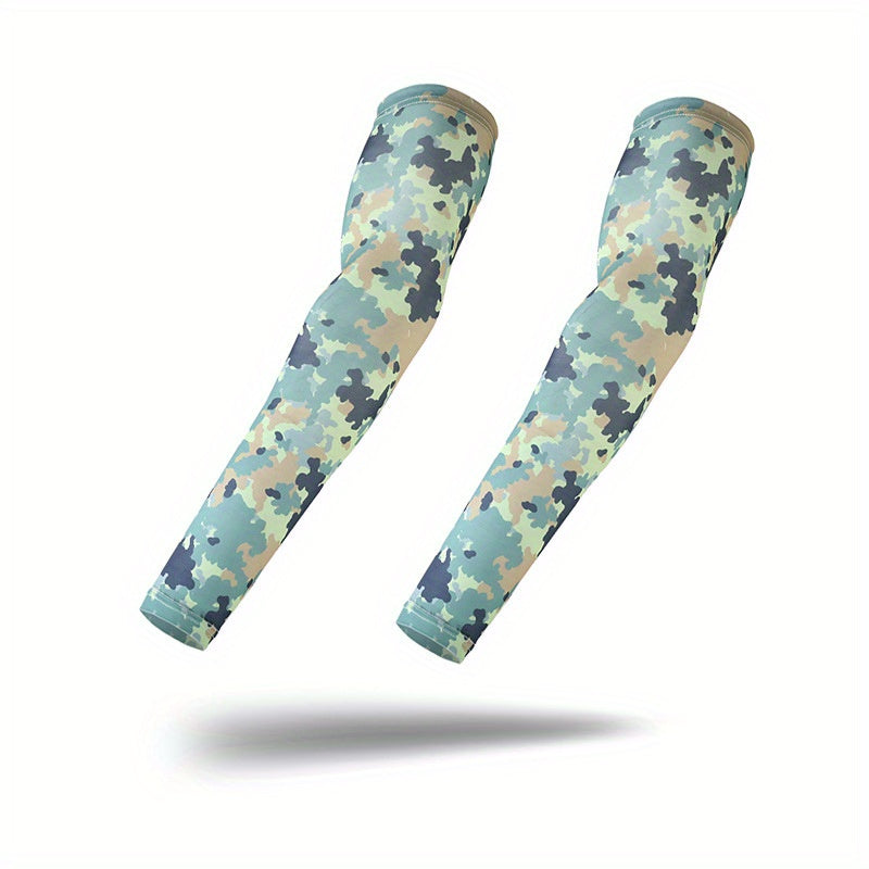 Camouflage Arm Guard Ice Sleeves Outdoor Cycling Arm Protection