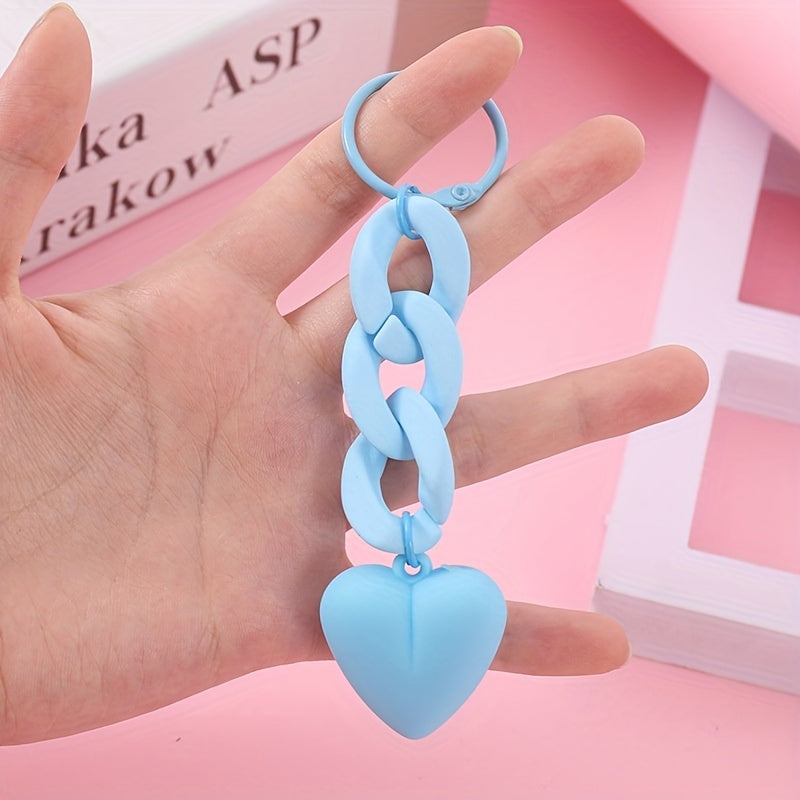 Heart Key Chain Pendant for Bag or Backpack
