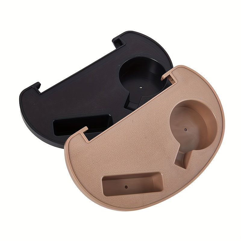 Portable Recliner Cup Holder Snack Tray with Accessory Slots