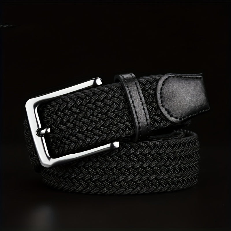 Canvas Micro Elastic Braided Belt for Youth