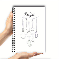 Spiral Recipe Notebook - Record Your Recipes - Ideal Gift - Daily Planner