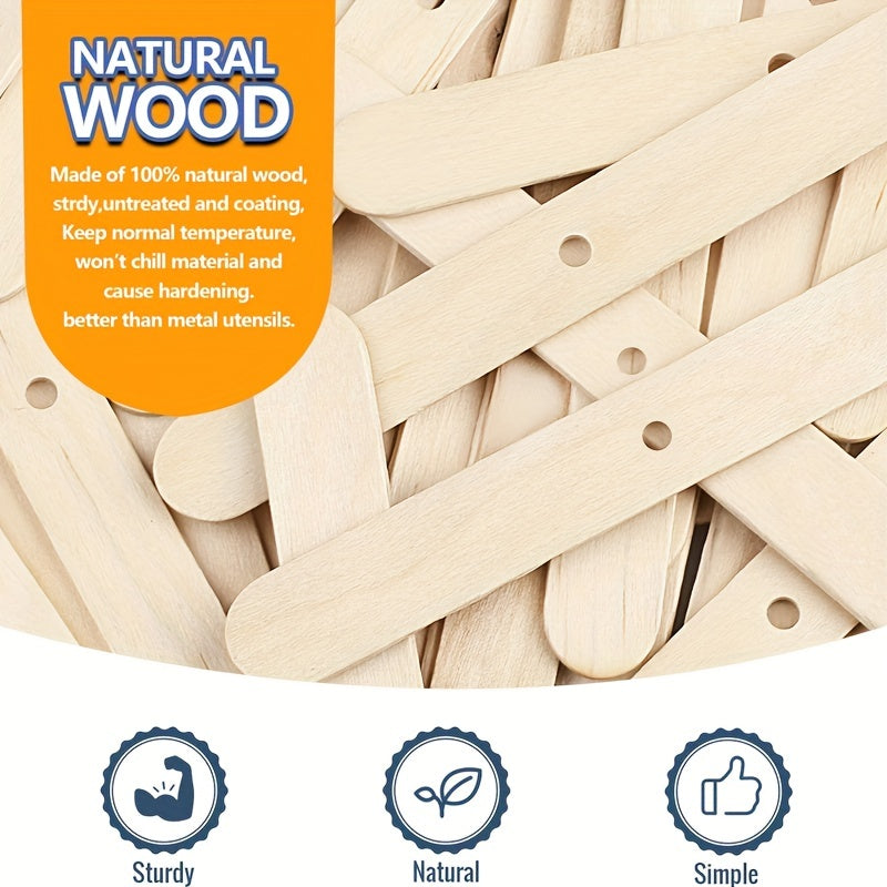 50pcs Wooden Candle Wick Holders Wax Wick Fixed Sticks Candle Centering Device