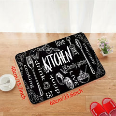 Non-slip Oilproof Kitchen Floor Mat Water-resistant Fluffy Mat