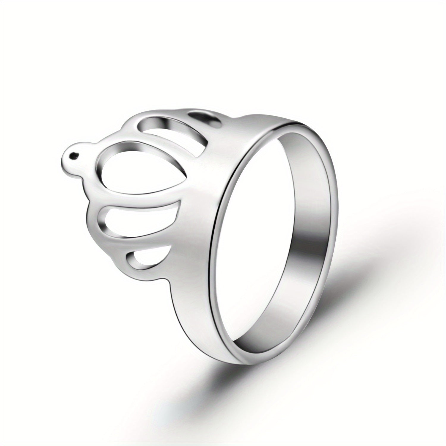 Butterfly Finger Ring Stainless Steel Tail Ring