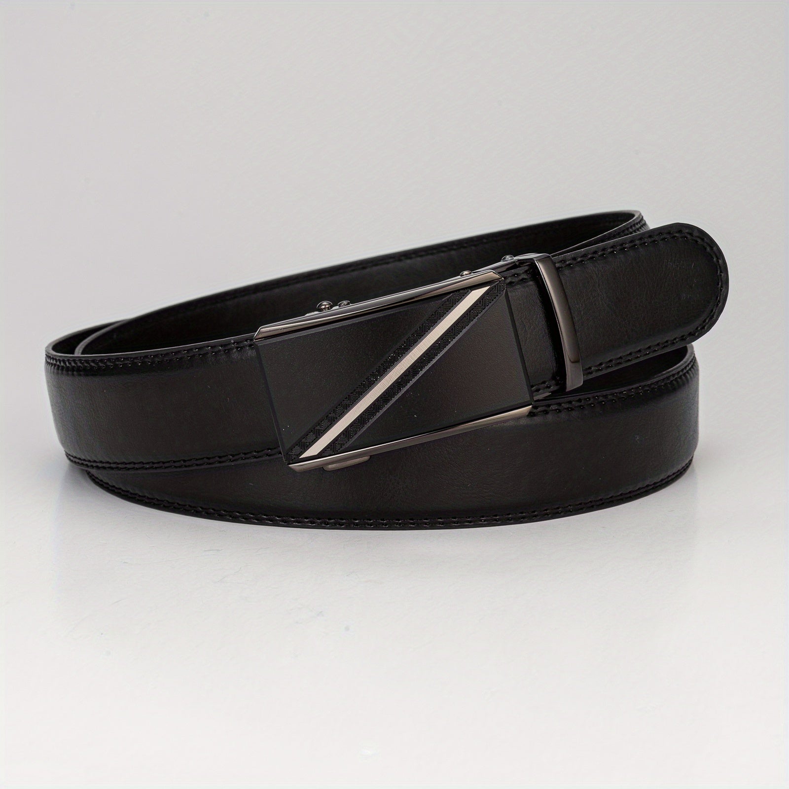 Men's Leather Belt Automatic Buckle Casual Versatile Belt