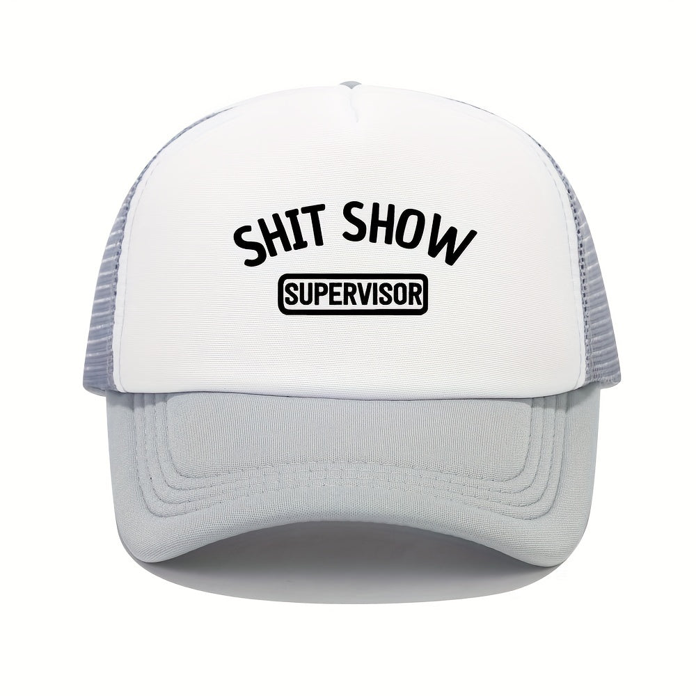 Mesh Baseball Cap Curved Brim Sunshade Summer Hat Men Women