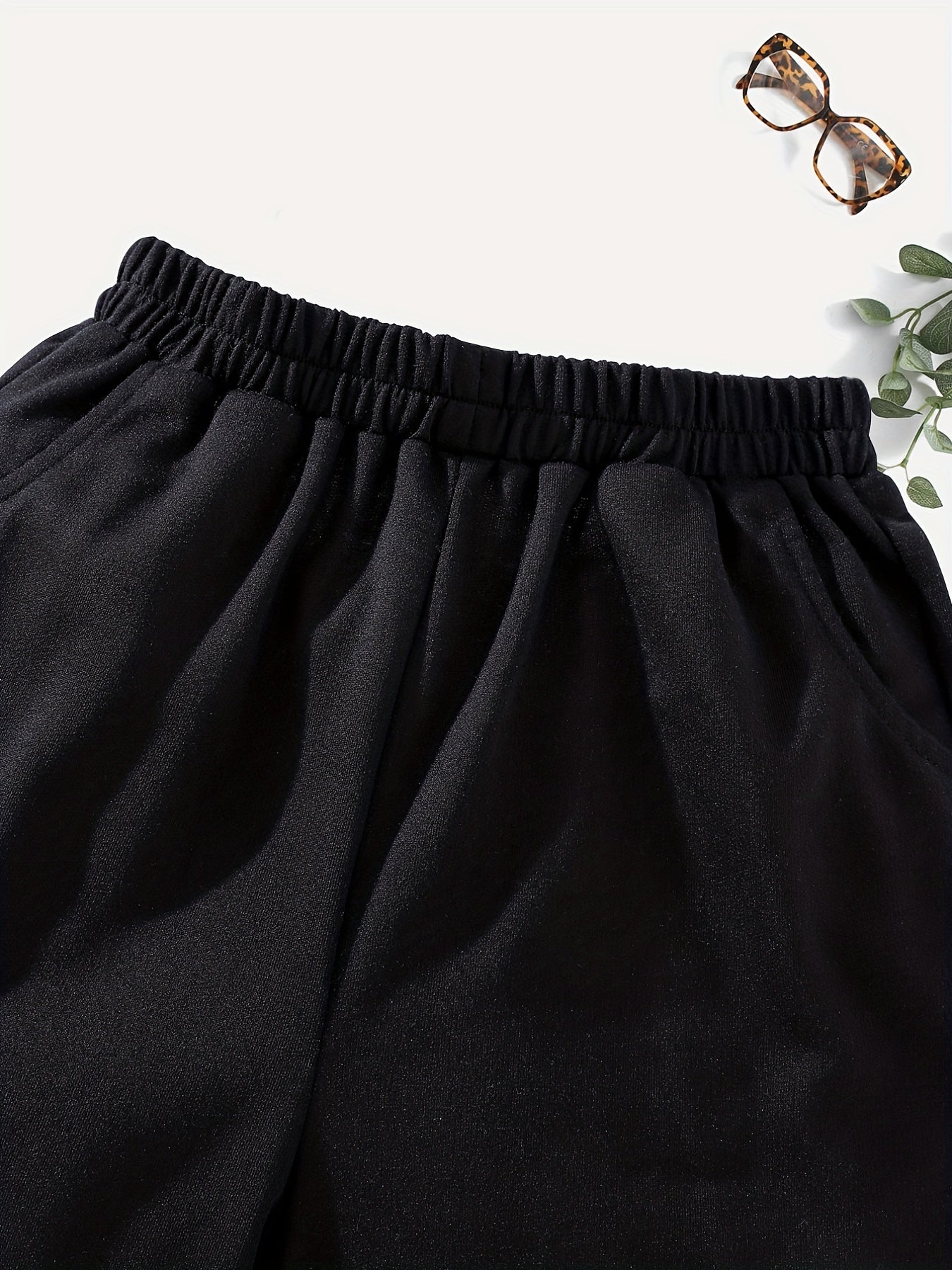 Girls' Casual BOSTON Graphic Shorts Elastic Waist Regular Fit Summer