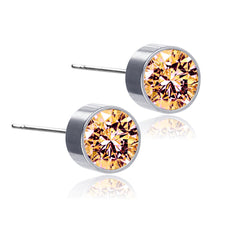 Men's Stainless Steel Drill Ear Pins Ear Cuffs Earrings