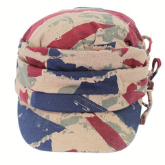Pink Camouflage Newsboy Hat Short Brim Flat Top Hat