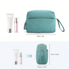Travel Zipper Pouch Cosmetic Toiletry Bag Makeup Accessories Organizer