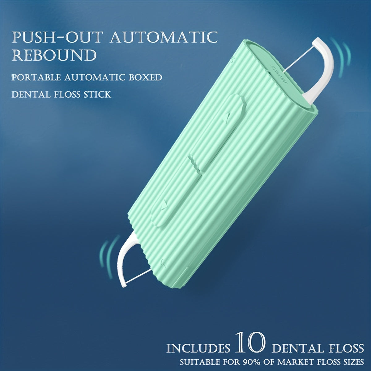Portable Automatic Floss Box Disposable Dental Flossing Stick