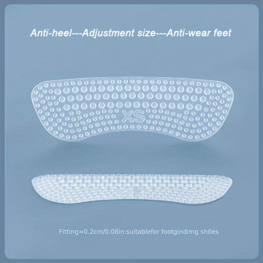 1 Pair Silicone Heel Stickers Heels Grips Non Slip Inserts Pads Foot Care