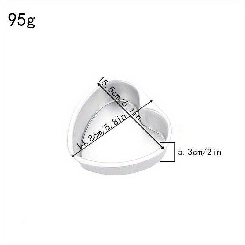 Heart Shaped Cake Pan Aluminum Love Shape Detachable