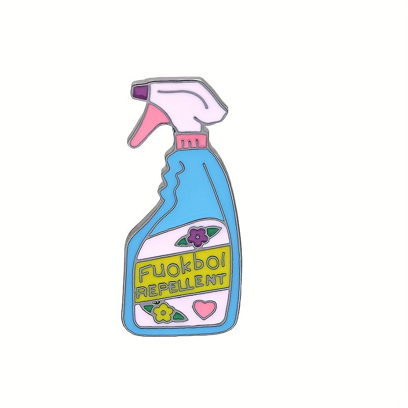 Novelty Laundry Detergent Bottle Brooch