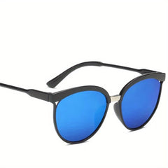Cat Eye Sunglasses Mirrored Anti Glare UV400 Sun Shades Glasses