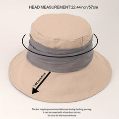 Casual Strap Decor Bucket Hat Sunshade Basin Hat