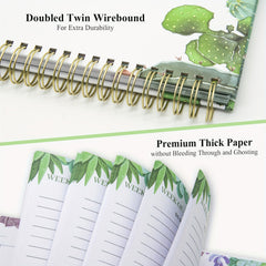 Spiral A5 Planner Notebook 53 Weeks Cactus