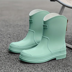Women's Waterproof Rain Boots Rubber Shoes Water Shoes