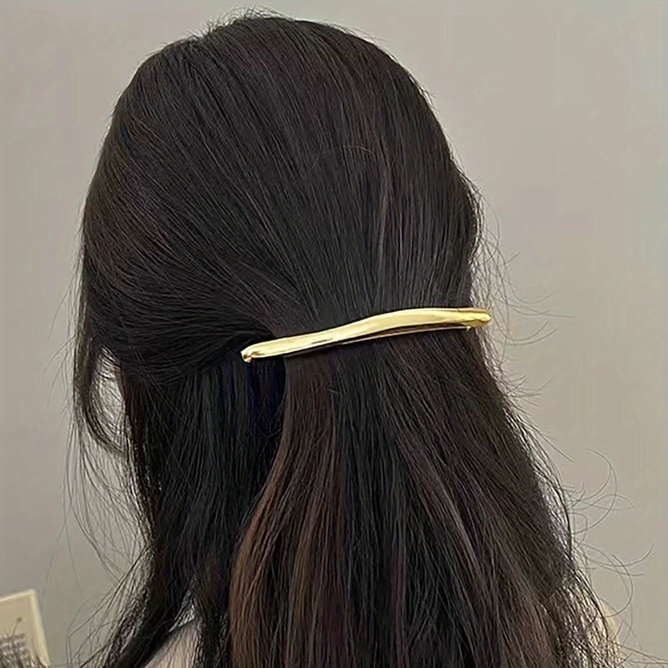 Metal Hair Clip Bobby Pin Side Clip Golden Barrette