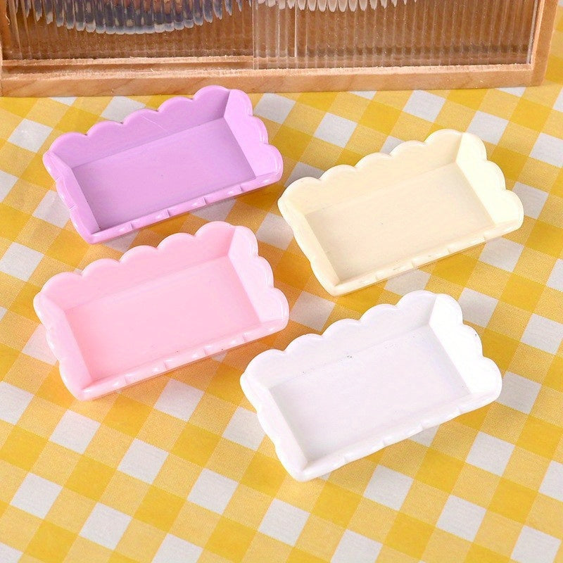 1:12 Mini Doll House Bread Tray Mini Food Toy Props