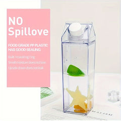 Portable Leakproof Milk Bottle with Cow Pattern
