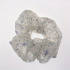 Floral Scrunchies Hair Tie Ponytail Holder Hair Accessory