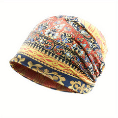 Vintage Slouchy Beanie Cotton Elastic Chemo Cap