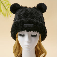 Warm Beanie Bear Ear Hat Lightweight Knitted Windproof Hat