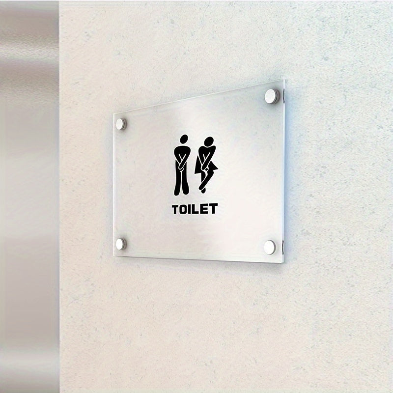 Bathroom Toilet Sticker TOILET Decoration Wall Sticker Men Women