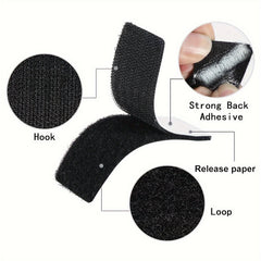 80pcs Strong Magic Self adhesive Nylon Industrial Double sided Stickers