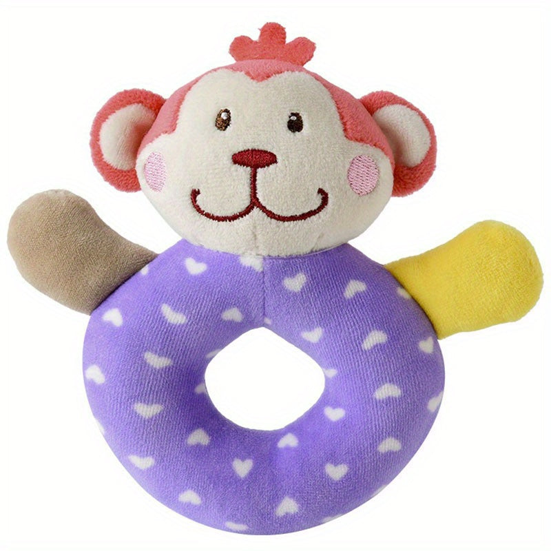 Plush Baby Rattle Hand Grab Stick Toy for 0-1 Year Old