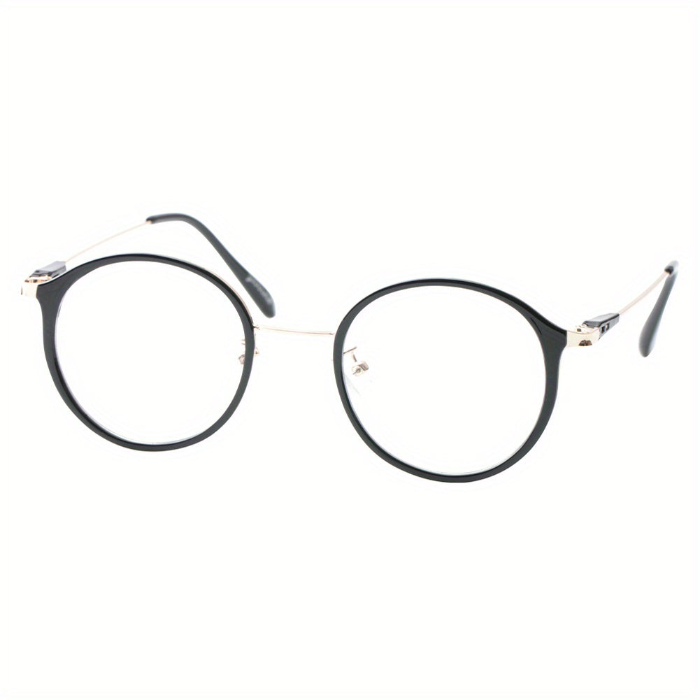SOOLALA Vintage Inspired Round Reading Glasses For Men